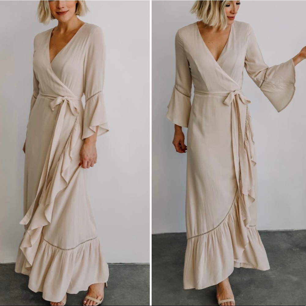 Baltic Born Daniella Natural Wrap Dress